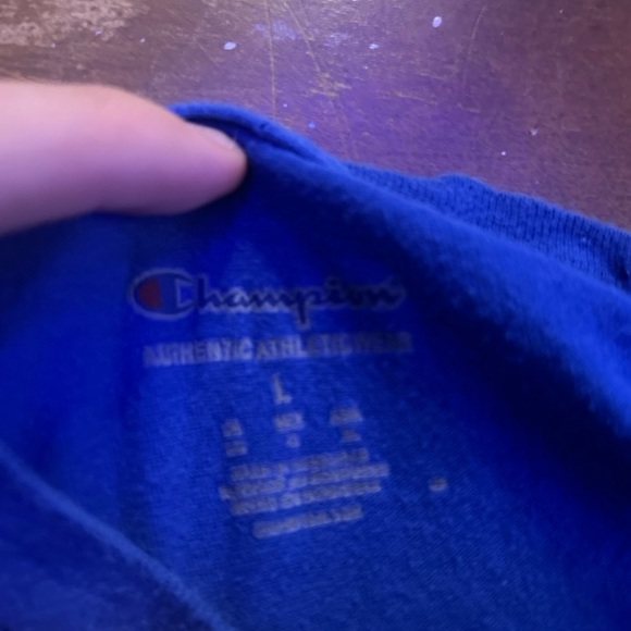 Blue champion shirt - Picture 3 of 3